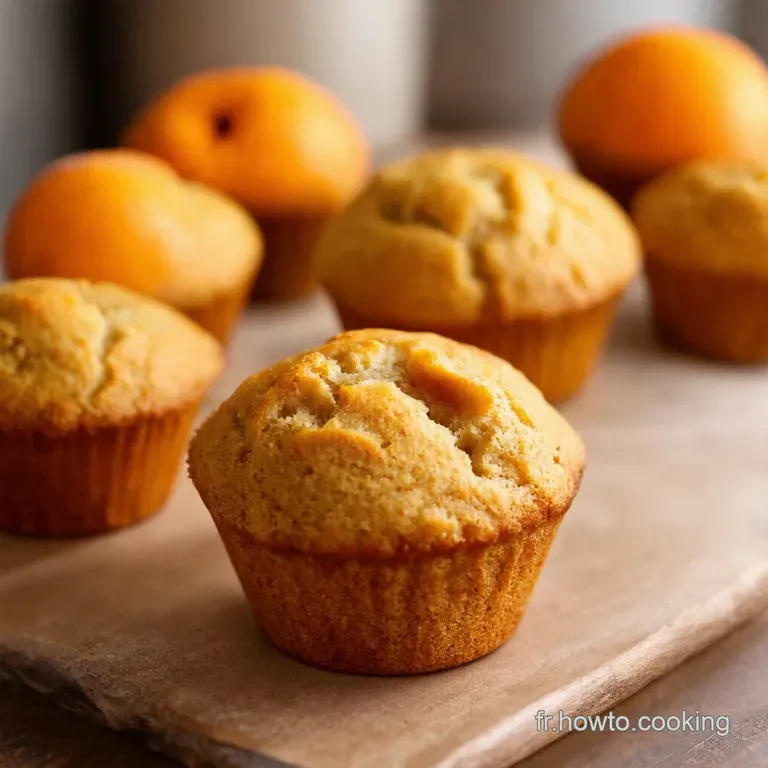 Muffins Aux Abricots Sans Gluten Et Sans Sucre Raffin&eacute; presentation