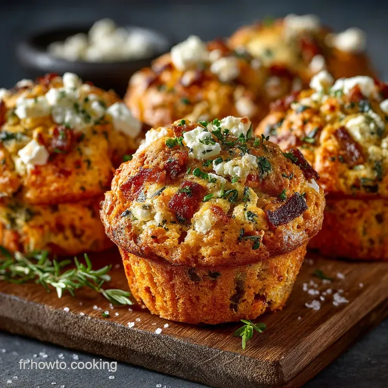 Muffins aux Carottes Bacon et Feta Recette Facile et Rustique