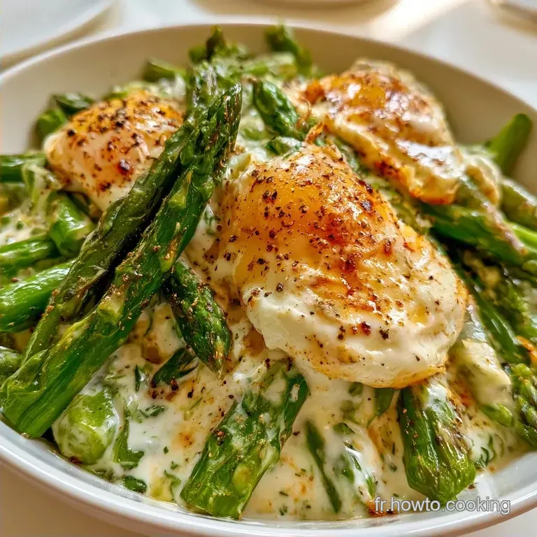 &OElig;ufs Cocotte Asperges de Laurent Mariotte