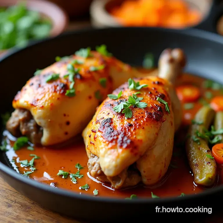 Onepan Poulet R&ocirc;ti Aux Herbes Et L&eacute;gumes presentation