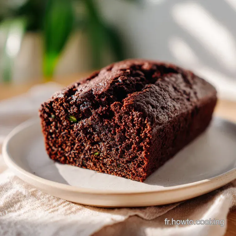 Pain Double Chocolat et Courgette Moelleux