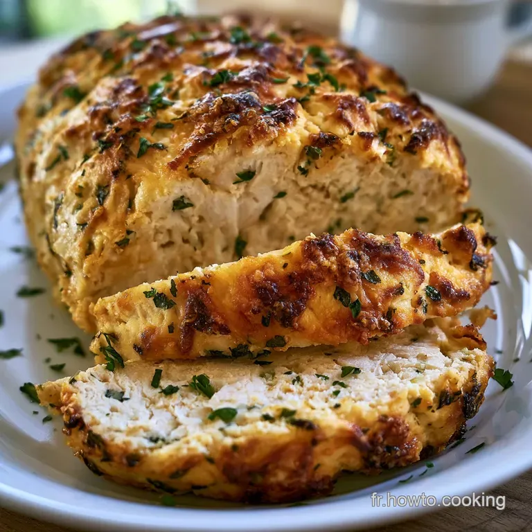 Pain de Viande au Poulet Ail et Parmesan