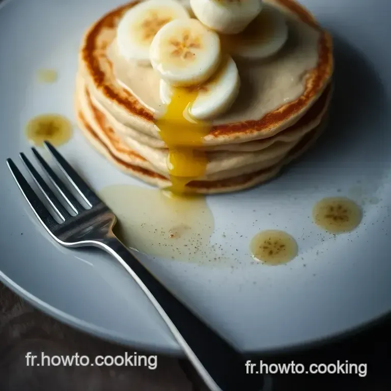 Pancakes &Agrave; La Banane Et Avoine : D&eacute;lices Sain Et Gourmand presentation