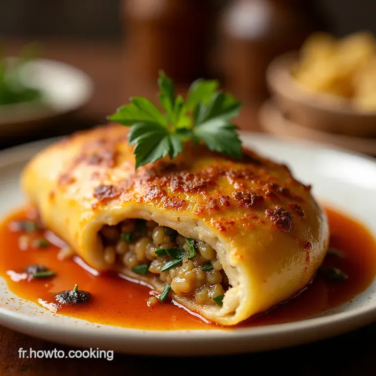 Pastilla Royale Au Poulet L&eacute;clat Sucr&eacute;sal&eacute; Du Maroc presentation