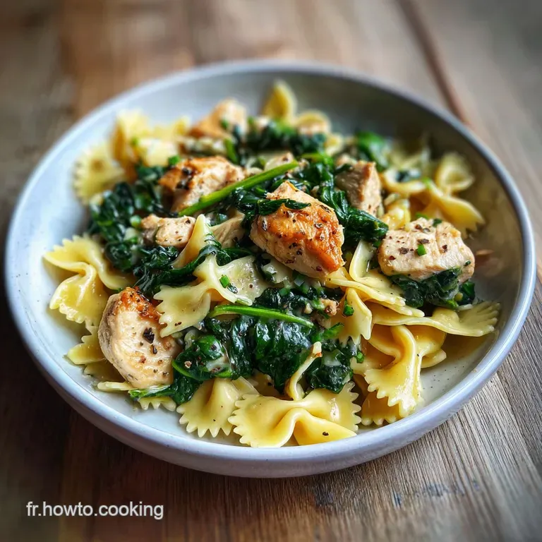 Elegant plated one-pot pasta: tender noodles coated in rich sauce, topped with fresh herbs and grated parmesan.