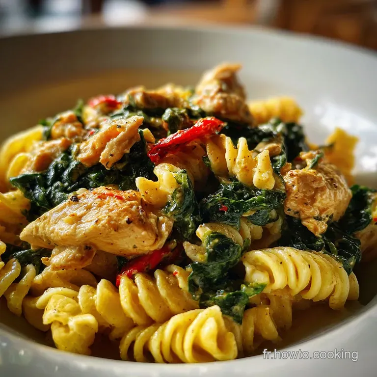 Repas du Soir Familial Rapide aux P&acirc;tes Cr&eacute;m&eacute;e