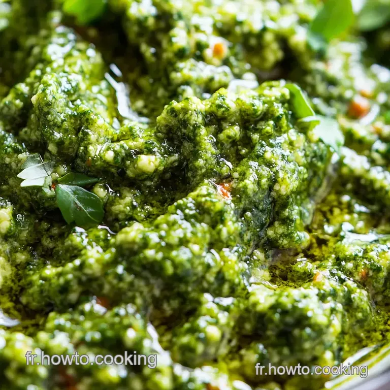 Pesto Maison: Un Zeste D italie Dans Votre Cuisine presentation