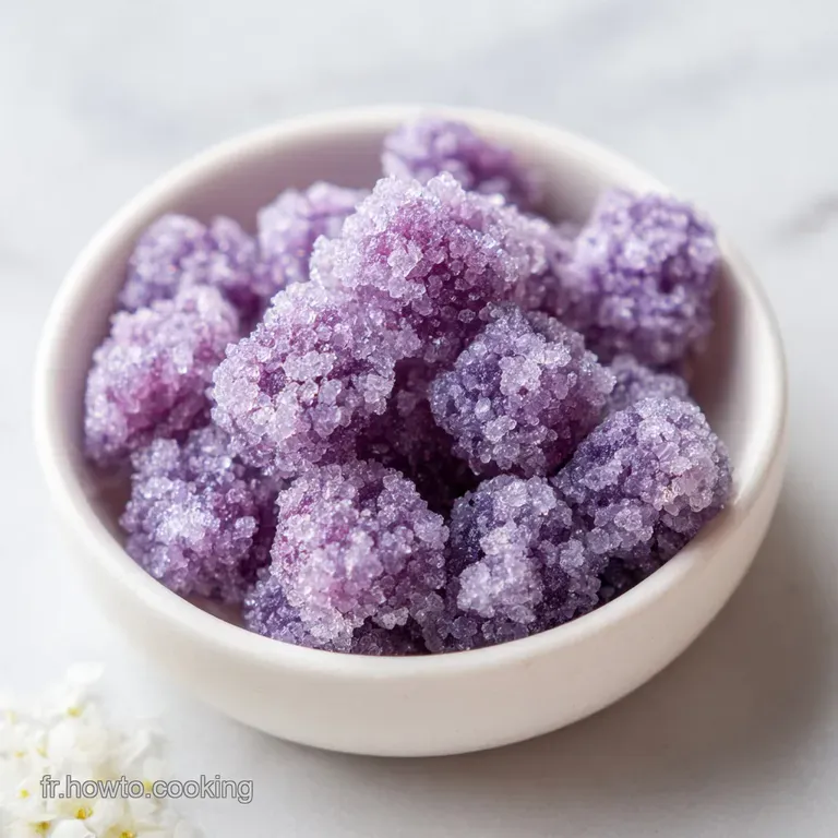 Petits Fours aux Lilas : P&acirc;tisserie Fine et Fleurie