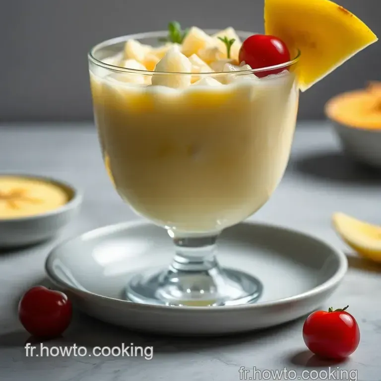 Pina Colada Paradisiaque presentation