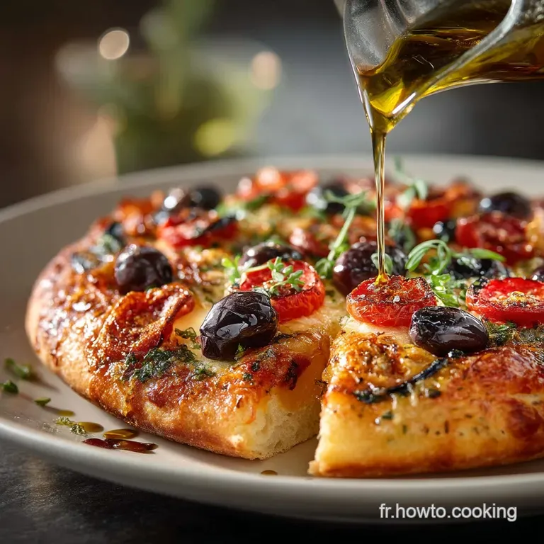 La Pizza Moelleuse du Chef Pâte Épaisse à lHuile dOlive Pan Pizza