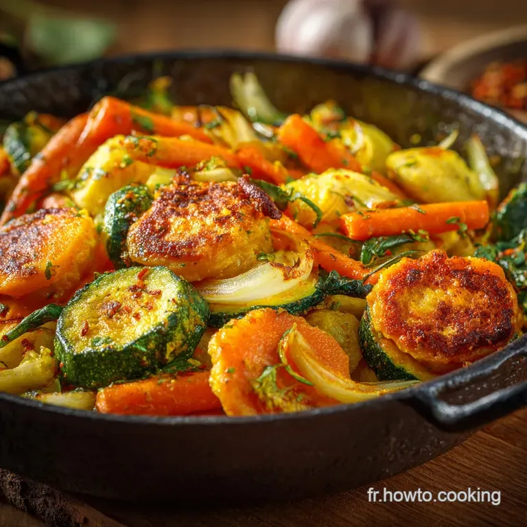 Soleil En Po&ecirc;le Po&ecirc;l&eacute;e De Carottes Et Courgettes Au Curry Doux presentation