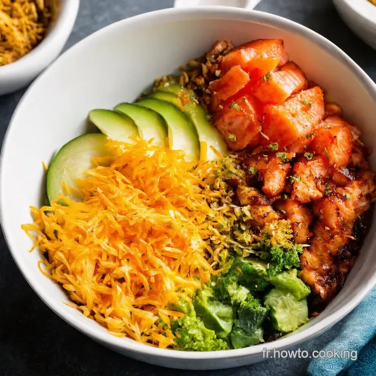 Poke Bowl Maison Voyage Hawaïen dans votre Assiette
