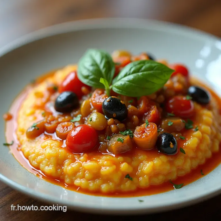 Polenta Taragna Crémeuse et Légumes du Soleil La Recette AntiGrumeaux Infaillible