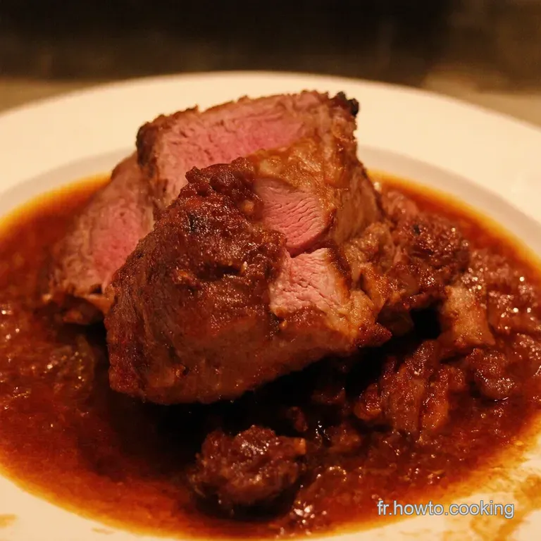 Porc Effiloché à la Sauce Barbecue Maison Façon Louisiane presentation