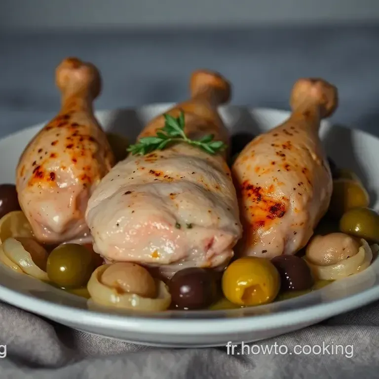 Poulet au Citron Confit et Olives