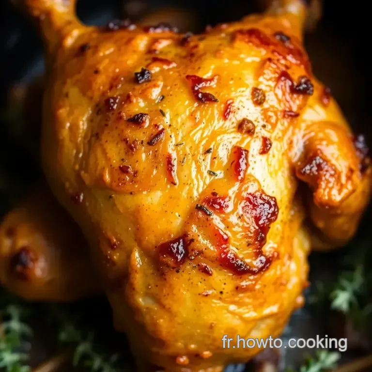 Poulet R&ocirc;ti Parfait &Agrave; La Friteuse &Agrave; Air presentation