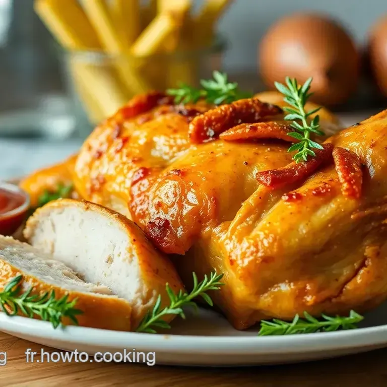 Poulet Rôti Parfait à la Friteuse à Air