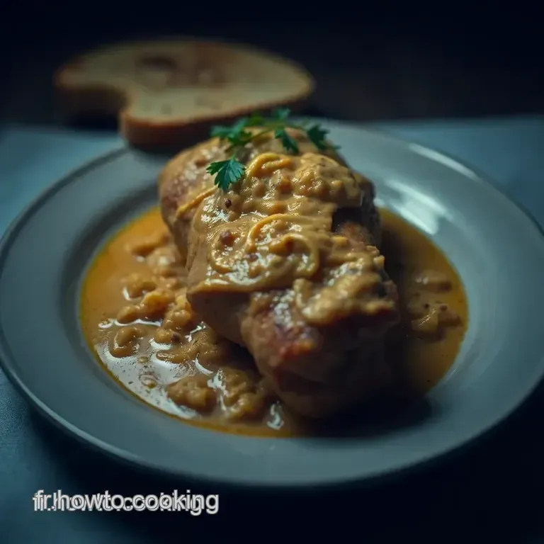 Poulet Saut&eacute; Au Beurre De Cacahu&egrave;te presentation