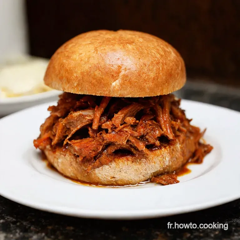 Pulled Pork &Agrave; La Fran&ccedil;aise Saveurs Douces Et &Eacute;pic&eacute;es presentation