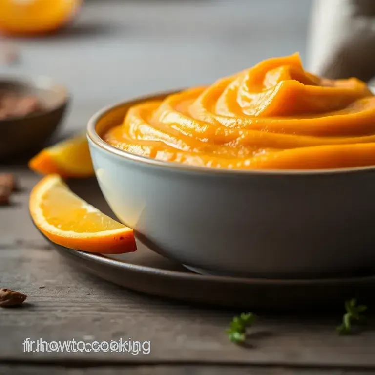 Pur&eacute;e De Carottes &Agrave; L orange Et Gingembre presentation