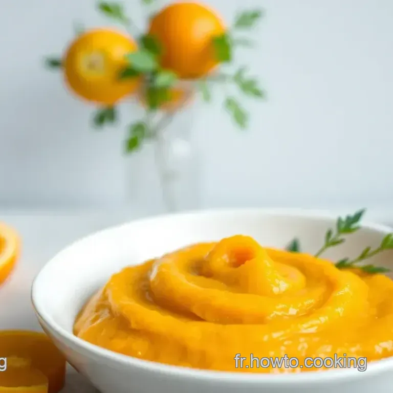 Purée de Carottes à l Orange et Gingembre