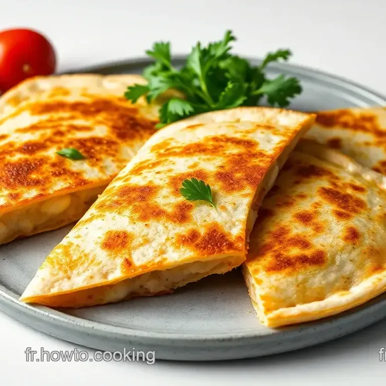 Quesadillas Croustillantes au Fromage et aux Légumes Grillés