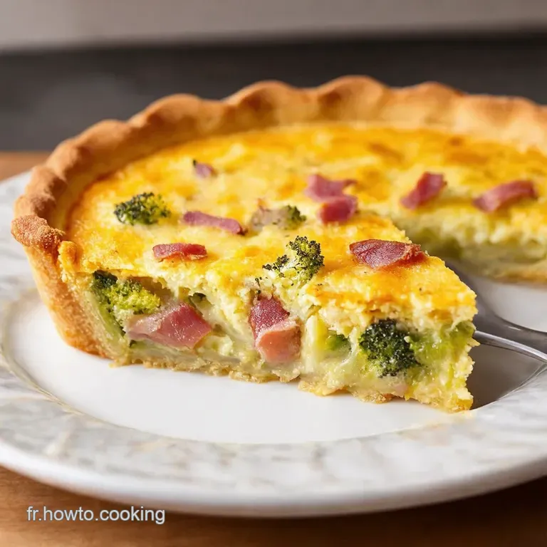 Quiche Brocolis Et Lardons Un Classique R&eacute;invent&eacute; presentation