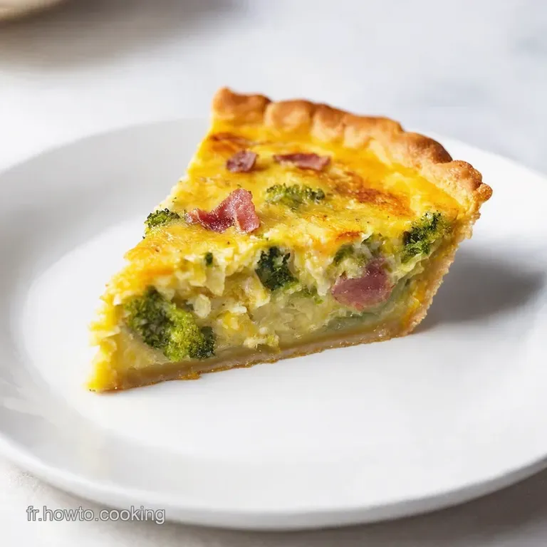 Quiche Brocolis et Lardons Un Classique Réinventé