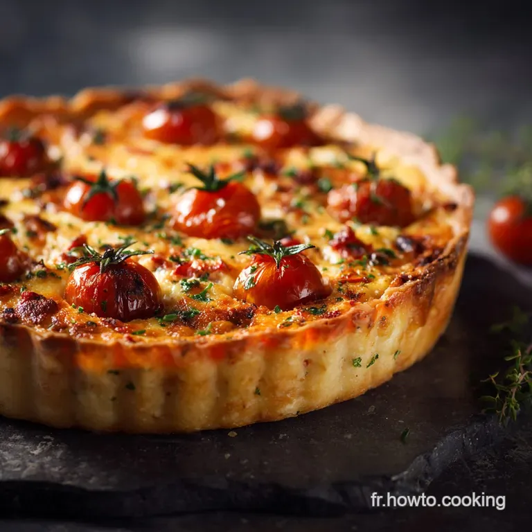 Quiche L&eacute;g&egrave;re Au Thon Et Tomates Cerises La Version Estivale Et Facile presentation