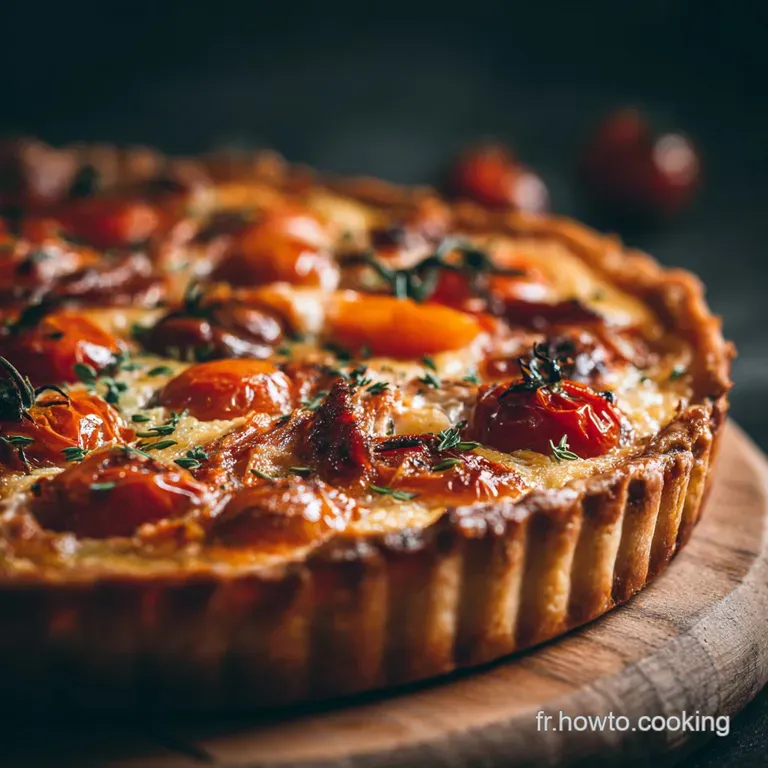 Quiche L&eacute;g&egrave;re au thon et Tomates Cerises la version estivale et facile