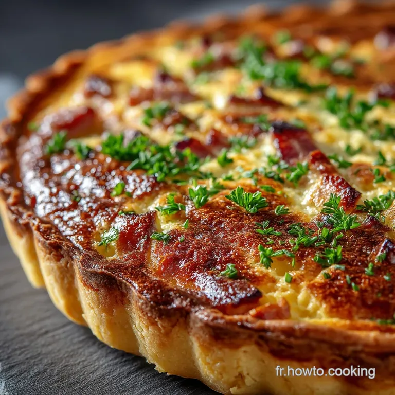 La Quiche Lorraine Sans Pâte Incontournable Terroir Simplicité