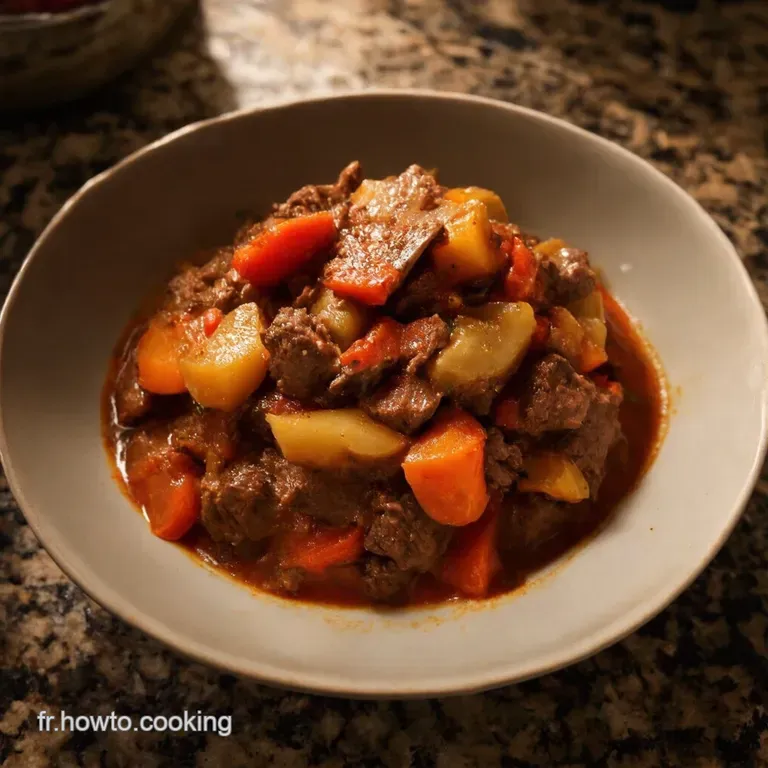 Ragout De Boeuf Aux L&eacute;gumes Un Classique R&eacute;invent&eacute; presentation