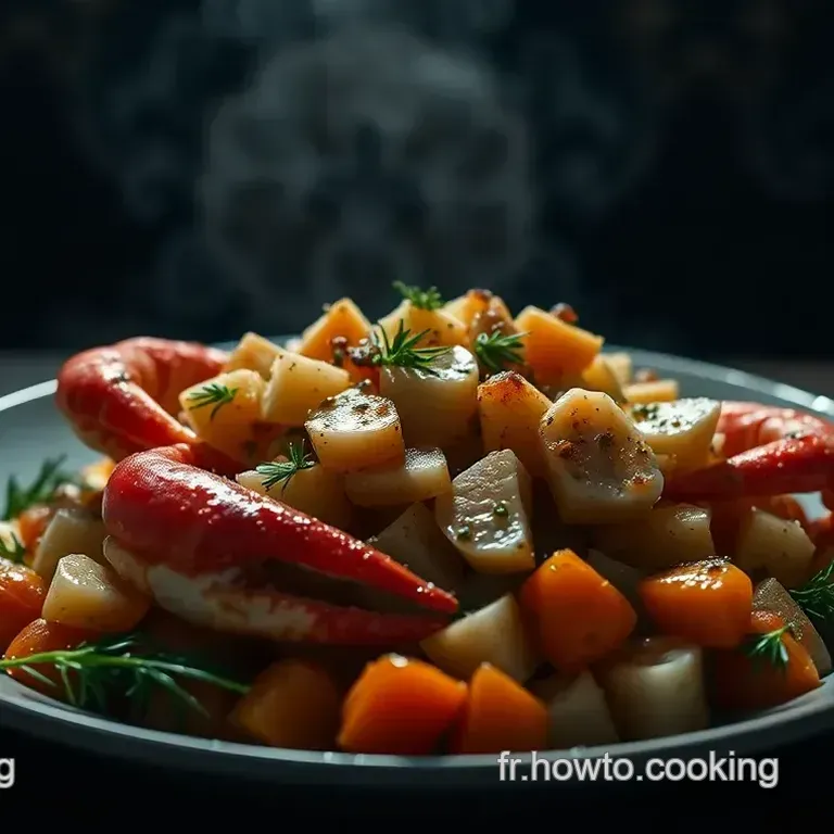 Ragoût de King Crabe aux Agrumes et Herbes Fraîches