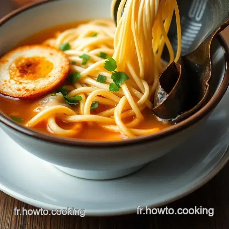 Ramen Maison: Un Voyage Savoureux Dans Un Bol! presentation