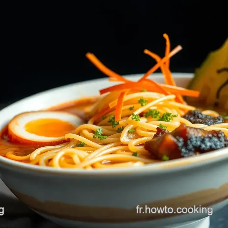 Ramen Maison: Un Voyage Savoureux dans un Bol!