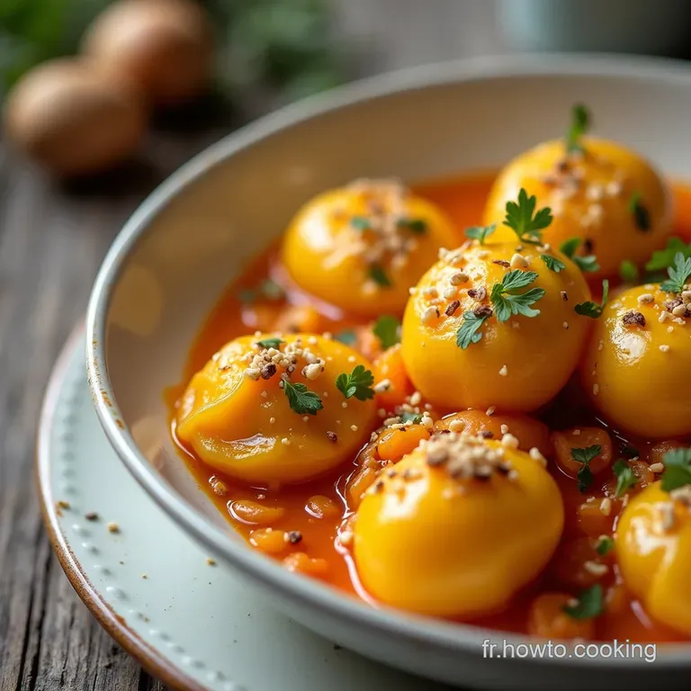 Ravioles de Potimarron aux Noix Recettes à la Vapeur Douce dAutomne