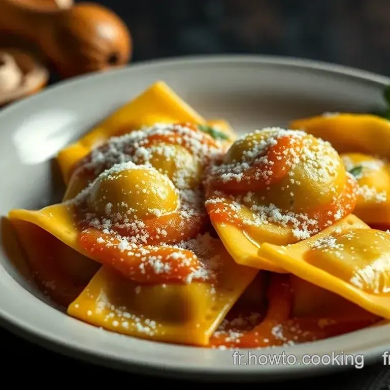 Raviolis à la Courge et Beurre Noisette à la Sauge