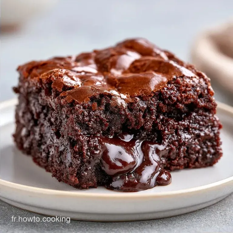 Recette Brownie Rapide 10 Min: C&oelig;ur Fondant
