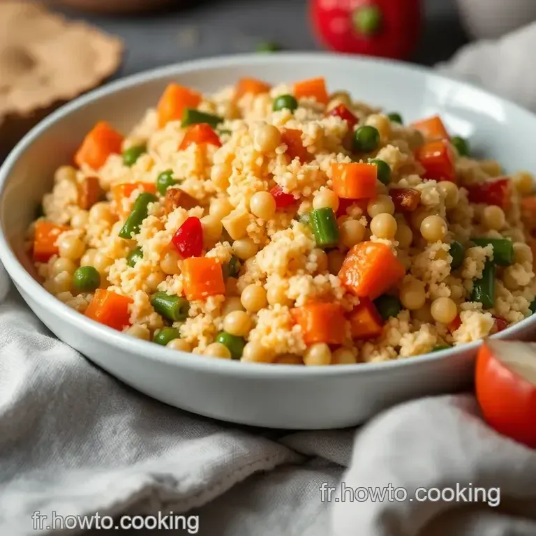 Recette De L&eacute;gumes Pour Le Couscous Maison presentation