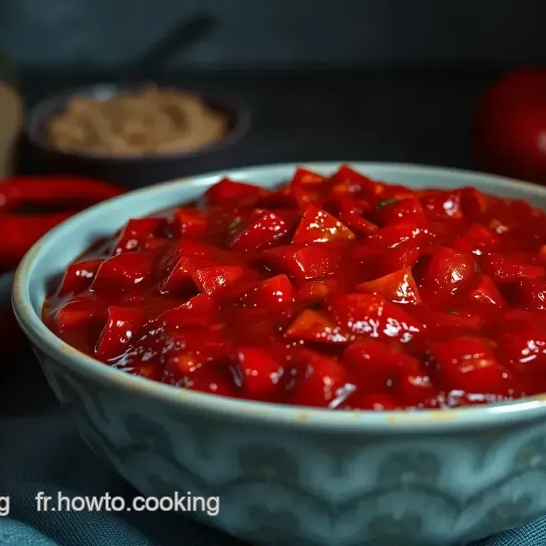 Recette de P&acirc;te de Piment Maison