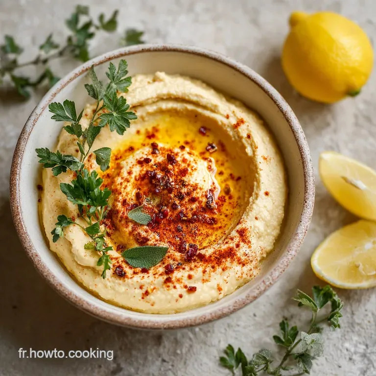 Recette Houmous Libanais Authentique