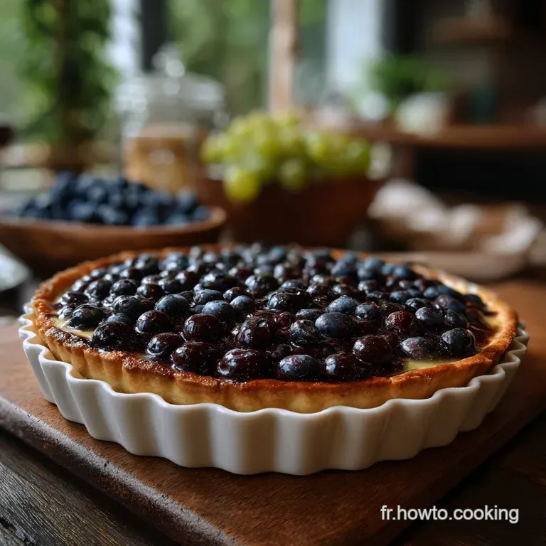 Slice of moist blueberry cake on a white plate, zesty lemon slice, powdered sugar. Airy crumb visible.