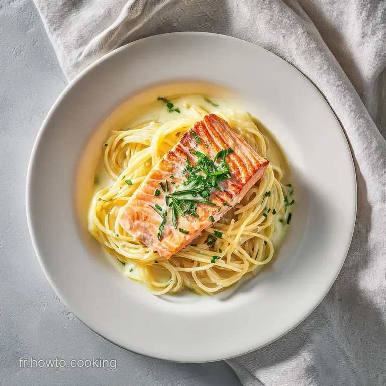 Recette P&acirc;tes Saumon Frais Cr&egrave;me et Courgette