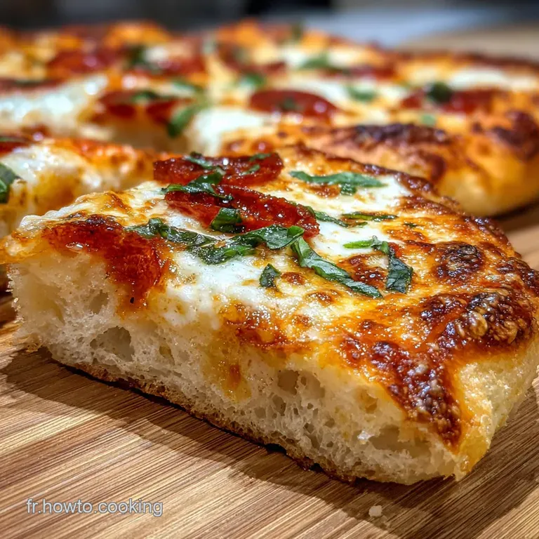 Recette Pizza Maison : Cro&ucirc;te Croustillante et Mozzarella Velout&eacute;e