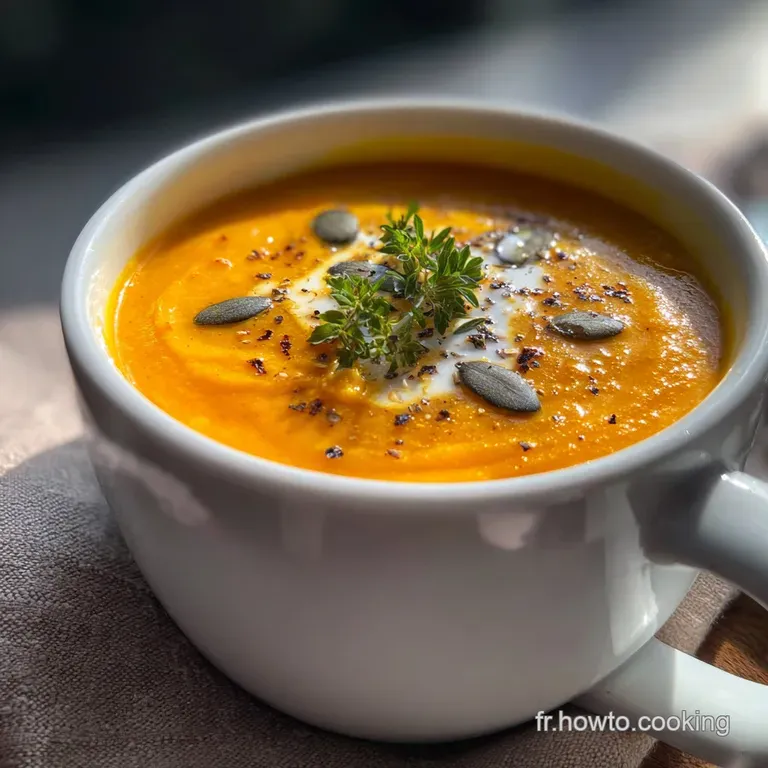 Recette Soupe : Velout&eacute; Soieux de L&eacute;gumes d Hiver