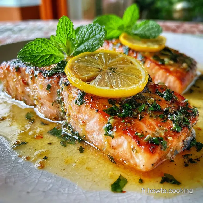 Recette Ventre Plat: Saumon Citronn&eacute; & Fibres Vertes