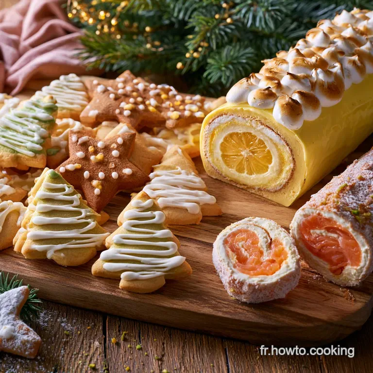 Recettes de Sabl&eacute;s et B&ucirc;ches de No&euml;l Maison