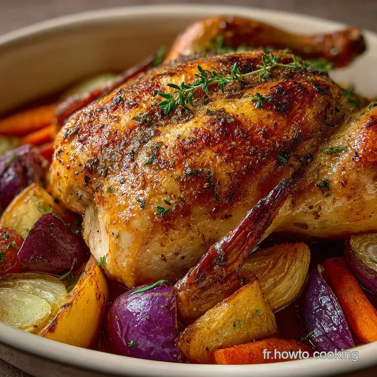 Repas d Automne au Poulet R&ocirc;ti: Saveurs Saisonni&egrave;res