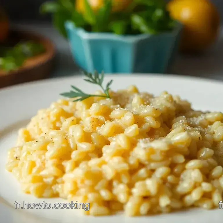 Risotto aux Champignons Crémeux