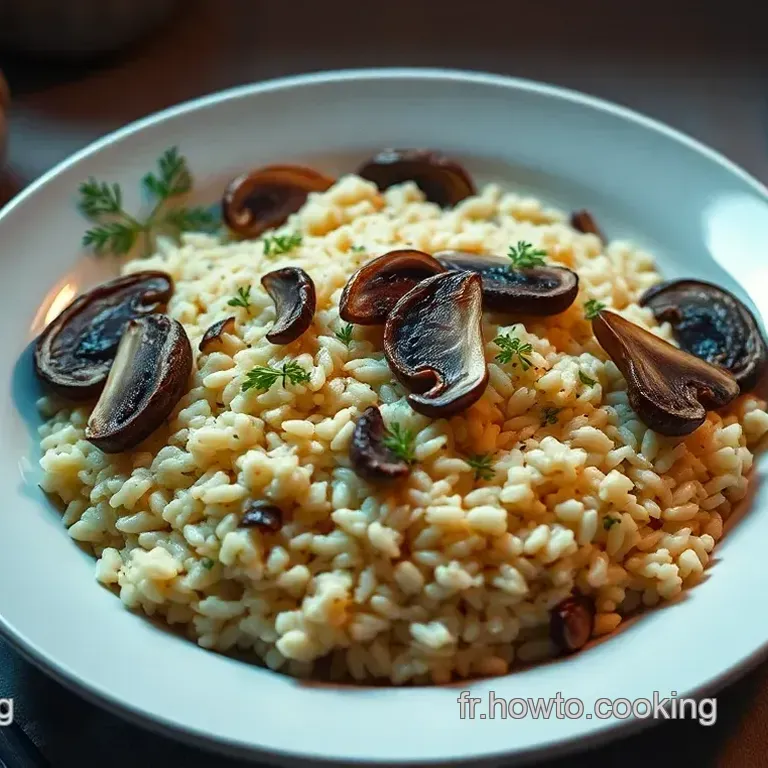 Risotto Crémeux aux Champignons: Un Voyage au Cœur de l Italie